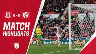 Stoke City 00 Norwich City  Highlights [upl. by Wil357]