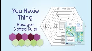 June Tailor You Hexie Thing Hexagon Ruler [upl. by Fonz]