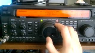 Dipolo filare per i 40 mt home made e Yaesu FT920  by IZ8PNU [upl. by Tugman]