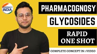 GLYCOSIDES  RAPID ONE SHOT  PHARMACOGNOSY  GPAT  NIPER  PHARMACIST  DI [upl. by Hercule]