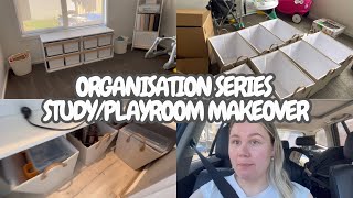 ORGANISATION SERIES STUDYPLAYROOM MAKEOVER organization playroomideas organise Jengiudetti [upl. by Sankey797]