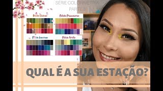 DESCUBRA SUAS MELHORES CORES  COLORIMETRIA PARTE 3 [upl. by Marte]