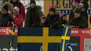 Längdskidor Världscupen Lillehammer 20162017  Herrar 15km jaktstart klassik [upl. by Anavoj]