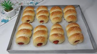 NEW❗Buns laini za sausage ndani  Sausage bread rolls  Mapishi ya ramadan 2  Ramadan recipes 2024 [upl. by Cowan9]