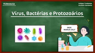 Videoaula  Vírus Bactérias e Protozoários  Por Profª Marília Carvalho Dilly [upl. by Trixie]