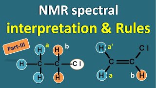 NMR spectroscopy in easy way  Part 3  Spectral interpretation and Rules [upl. by Drucilla]