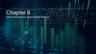 Chapter 8  UnitsofProduction Depreciation Method [upl. by Ibot]