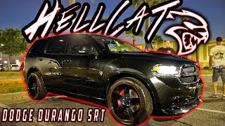 FIRST IN THE WORLD HELLCAT DODGE DURANGO SRT  SUPERCHARGED HEMI [upl. by Buckden]