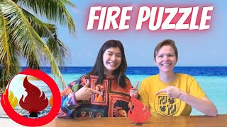 TRYING THE SURVIVOR FIRE PUZZLE Immunity Challenge Winner [upl. by Nosac]