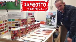 Verniciare e proteggere il legno allinterno e allesterno di Zambotto Vernici [upl. by Mobley]