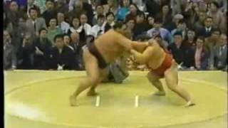 Kaio vs Akebono  Haru 1994 魁皇 対 曙 [upl. by Wahkuna883]