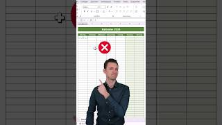 Kalender 2024 in Excel erstellen 📆 excel tipps informatik tricks [upl. by Snook]