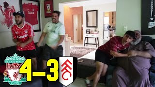 LIVERPOOL vs FULHAM 43 LIVE FAN REACTION  TRENT MAC ALLISTER AND ENDO ALL SCORE BANGERS [upl. by Aremihc]