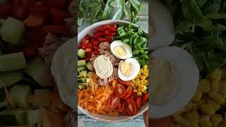 Sommersalat mit French Dressing shorts salad [upl. by Marge]