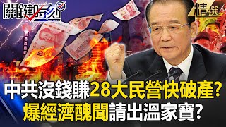 中共沒錢可賺！？ 28大民營企業近13破產或遭接管！ 姚惠珍：「錢袋子」破洞沒救了！【關鍵時刻】ebcCTime [upl. by Acisej]