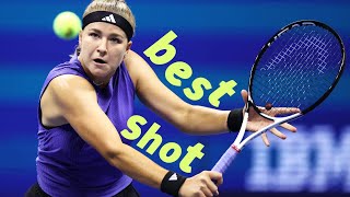 Karolina Muchova is the MOST Entertaining Player BEST SHOT [upl. by Elvia]