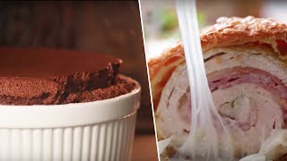 BEST OF ALIX Giant Chocolate Souffle Chicken Cordon Bleu Cheesy Taquitos Buzzfeed Test 174 [upl. by Olvan]