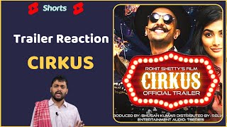 Cirkus Official Trailer Reaction  Rohit Shetty  Ranveer Singh  Pooja Hegde  Jacqueline  Deepika [upl. by Anim]