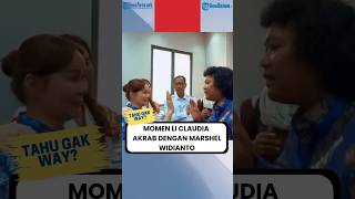 Li Claudia Chandra Tampak Akrab Saat Bertemu Marshel Widianto [upl. by Eimme]