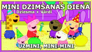 MINI DZIMŠANAS DIENA  vārdi  Bērnu Brīnumzeme [upl. by Nnylrahc338]