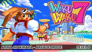 Waku Waku 7  Arina Arcade Mode Level 8 [upl. by Arved]