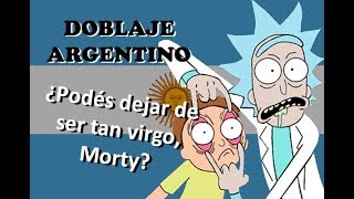 Rick y Morty  Doblaje argentino Fedebpolito ft Tazaceniza [upl. by Vitek]