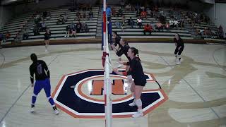 CarsonNewman Volleyball 2023 CN 3 Mars Hill 1 Highlights 92923 [upl. by Natsirhc]