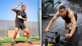 A Day of MLB Training with Julio Rodriguez  Hitting amp Workout [upl. by Francisco]