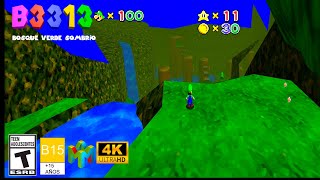 B3313 102 Bosque verde sombrío SM64 Rom Hack M64plus AE 4K60 FPS [upl. by Zashin866]