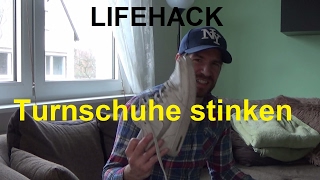 Lifehack Turnschuhe riechen  Hilfe meine Sneakers stinken  Schuhe stinken [upl. by Spiegleman]