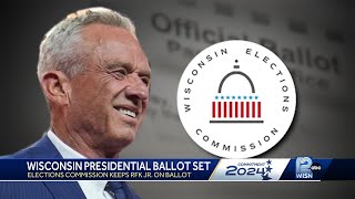 RFK Jr to remain on Wisconsins presidential ballot despite suspending campaign and endorsing Trump [upl. by Nimaynib772]