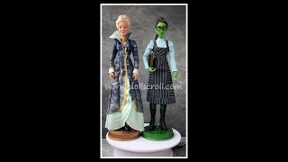 Mattel  Wicked  Elphaba and Madame Morrible 2Pack  Cynthia Erivo amp Michelle Yeoh  Dolls [upl. by Gunilla358]