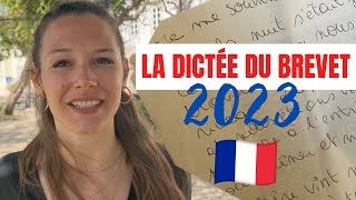 Teste ton français avec la dictée du brevet des collèges 2023 🚀 [upl. by Eirhtug]