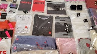 TWICE 1st World Tour quotTWICELIGHTSquot Full Merchandise Haul All Goods [upl. by Gnuoy]