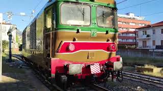 IVREA  Treno storico sulla linea ChivassoIvreaAosta [upl. by Rowe]