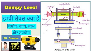 Dumpy level survey हिन्दी [upl. by Ordway]