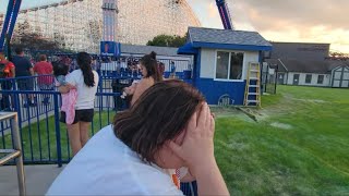 L Michelles First Sky Striker Review Six Flags Great America 7624 [upl. by Phelia]