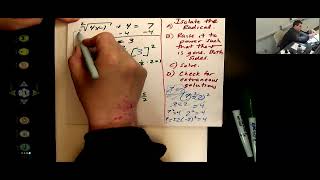 M035 PreCalc using ALEKS Spring 2024 Lecture Day 06 Radical Equations Advanced Factoring [upl. by Cerelly878]