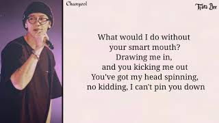 EXO Chanyeol  All Of Me John Legend easy lyrics [upl. by Lindeberg]