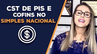 CST de PIS e Cofins no Simples Nacional [upl. by Airdua249]