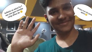 To ye bhaiya aai hai humara pass kolkata sa chal ka funny comedy vlog 4 [upl. by Harikahs]