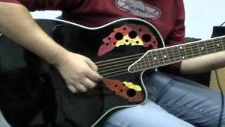 GUITARRA FREEMAN TIPO OVATION CELEBRITY QUEEN INSTRUMENTOS [upl. by Ahsen]