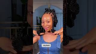 How to Style your Koroba braids [upl. by Ferree850]