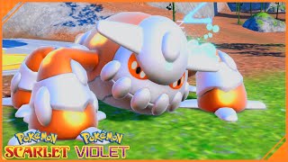 Pokémon Scarlet amp Violet  Heatran quotDoesnt look Sleep Move Attack Tera amp Walking Animation Cries [upl. by Catto]