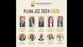 🔴 EN VIVO  Toma de posesión del pleno JCE 20242028 [upl. by Ysus845]