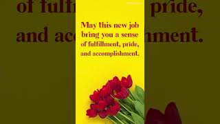 Congratulations Messages For New job [upl. by Annoval805]