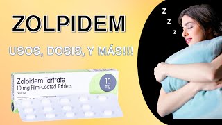 💊💊ZOLPIDEM para que sirve Zolpidem 10 mg y 5 mg DOSIS efectos y más💊💊 [upl. by Ssilem]