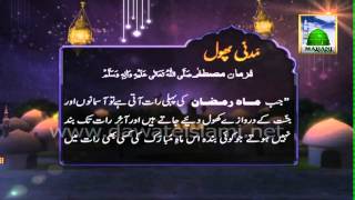 Hadees in Urdu  Mah e Ramzan ki Mubarak Ratein HD [upl. by Kcirdehs804]