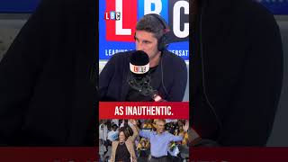 Caller brands Kamala Harris inauthentic fake and a liar  LBC [upl. by Idroj]