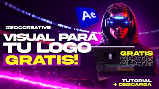 GLITCH VISUAL PARA TU LOGO ¡TOTALMENTE GRATIS 😱  After Effects CC [upl. by Conte]